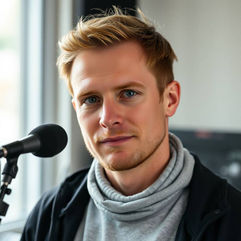 Portræt af Kasper Lund, Lydtekniker