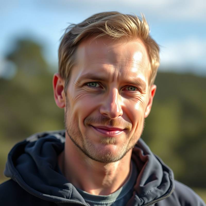 Portræt af Nikolai Rasmussen, Dronefotografering Instruktør